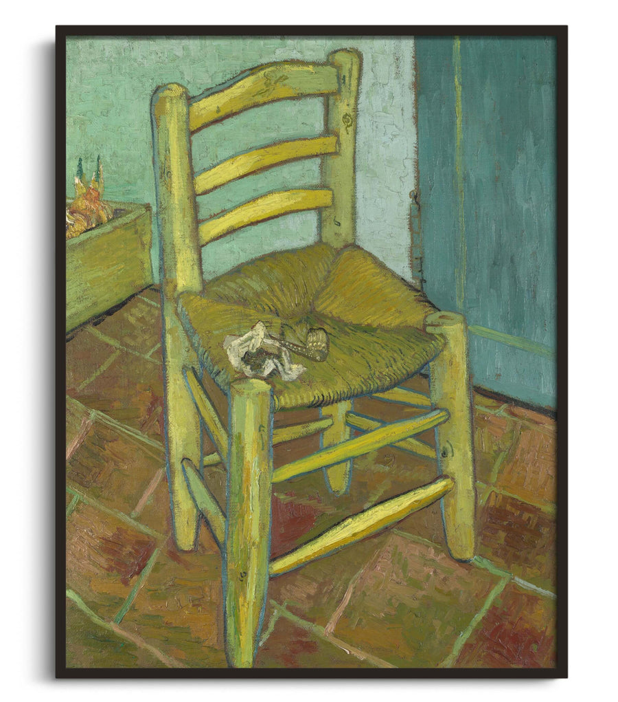 La Chaise de Vincent avec sa pipe - Vincent Van Gogh