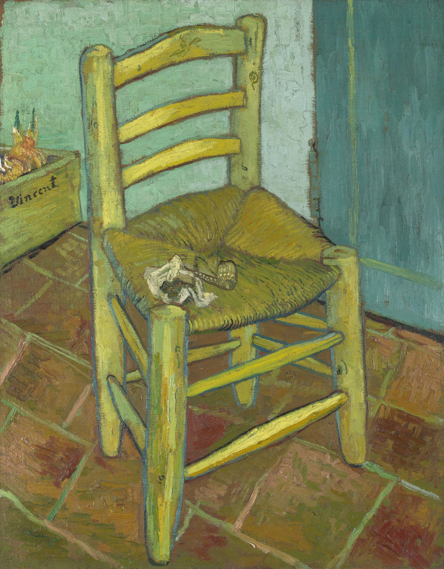 Vincents Stuhl mit seiner Pfeife - Vincent Van Gogh