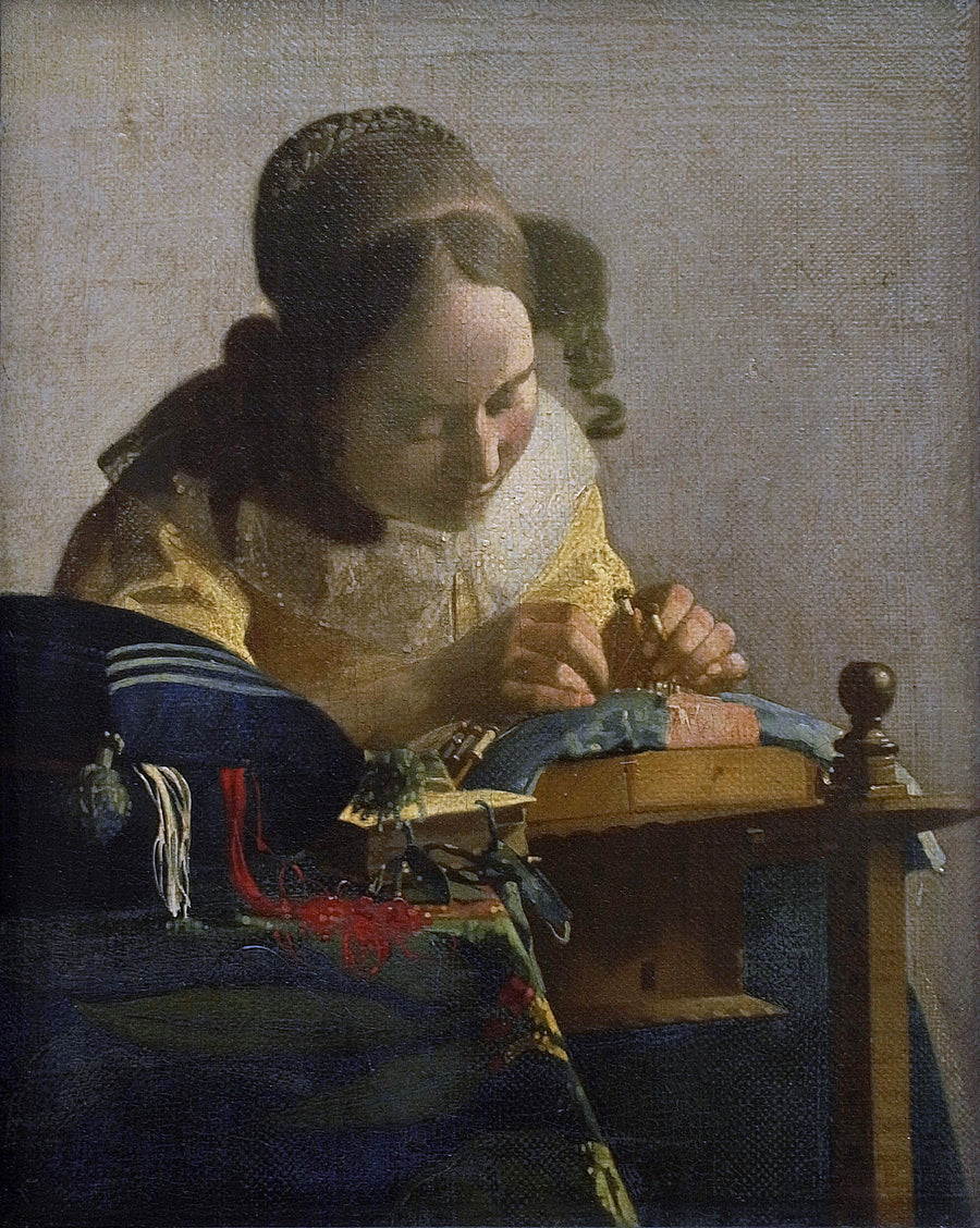 Die Spitzenklöpplerin - Johannes Vermeer