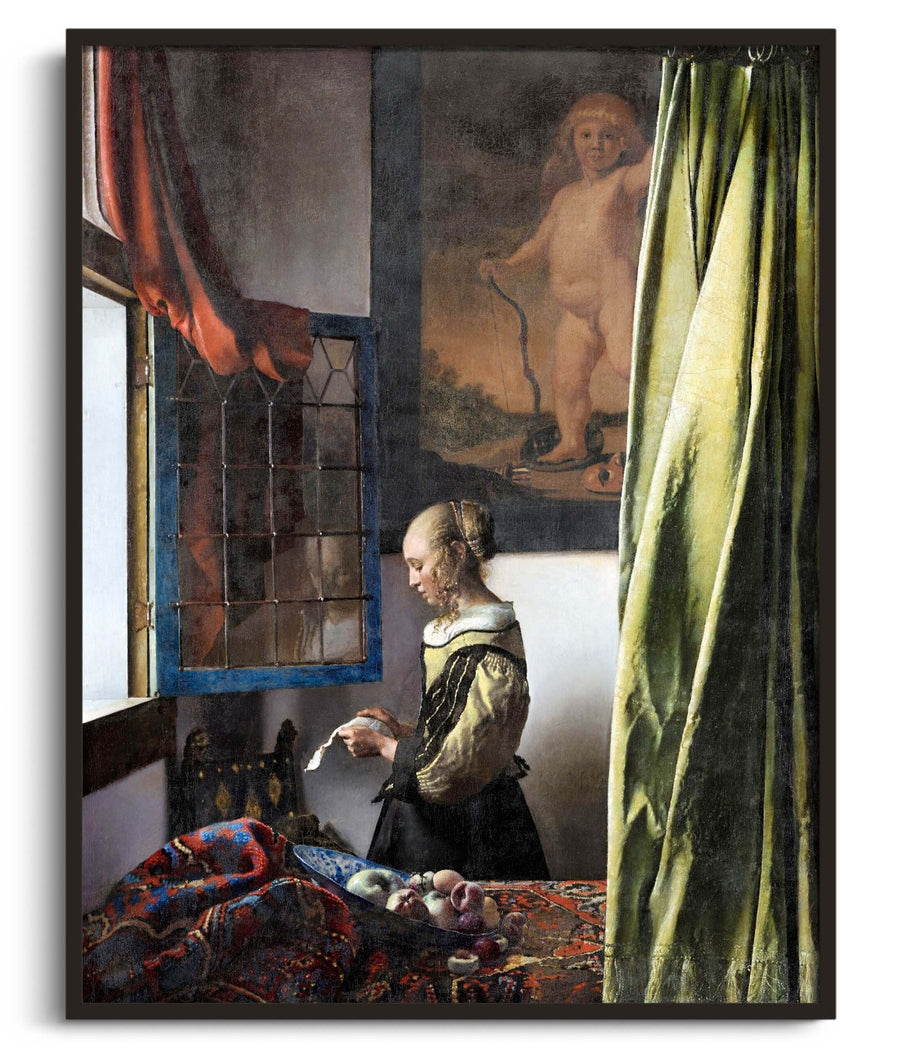 La Liseuse à la fenêtre - Johannes Vermeer