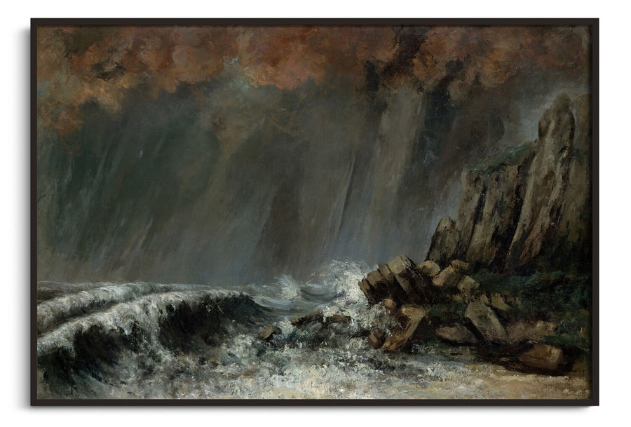 La Mer orageuse - Gustave Courbet