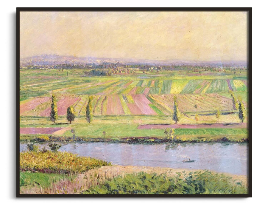 The Gennevilliers plain seen from the Argenteuil hillsides - Gustave Caillebotte
