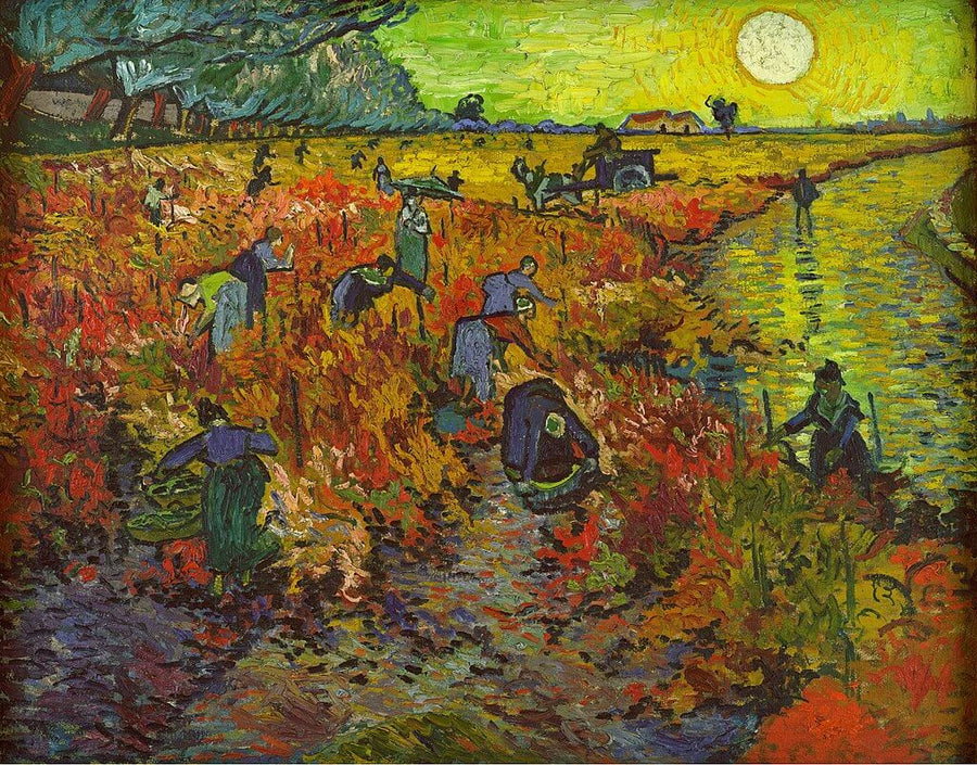 Der rote Weinberg - Vincent Van Gogh