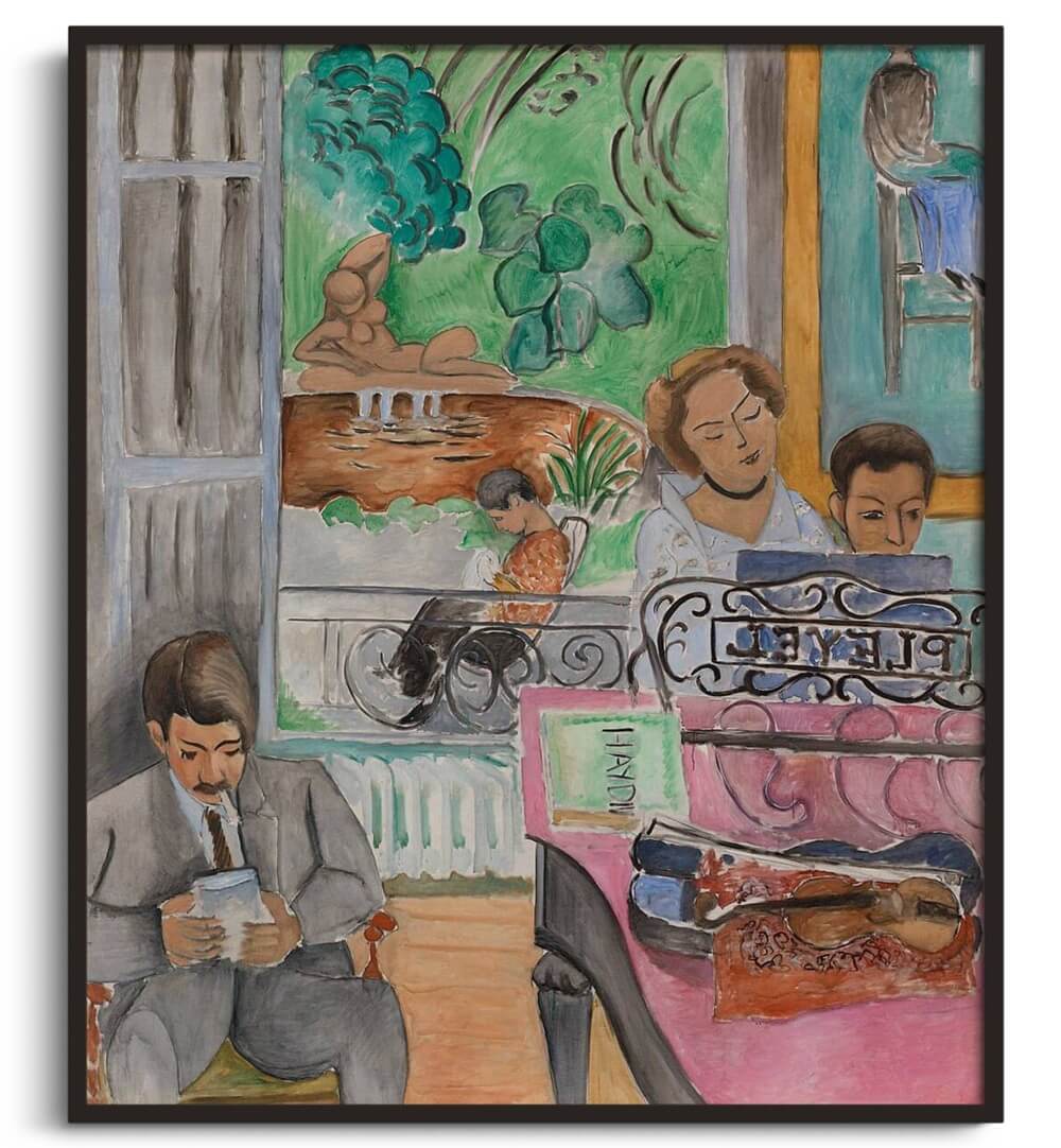Reproductions de tableaux et peintures avec une scène de genre
