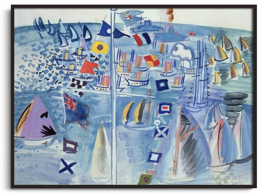 Regatta on the coast - Raoul Dufy