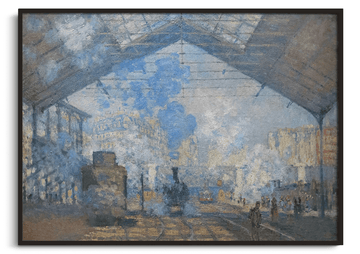 La gare Saint-Lazare - Claude Monet