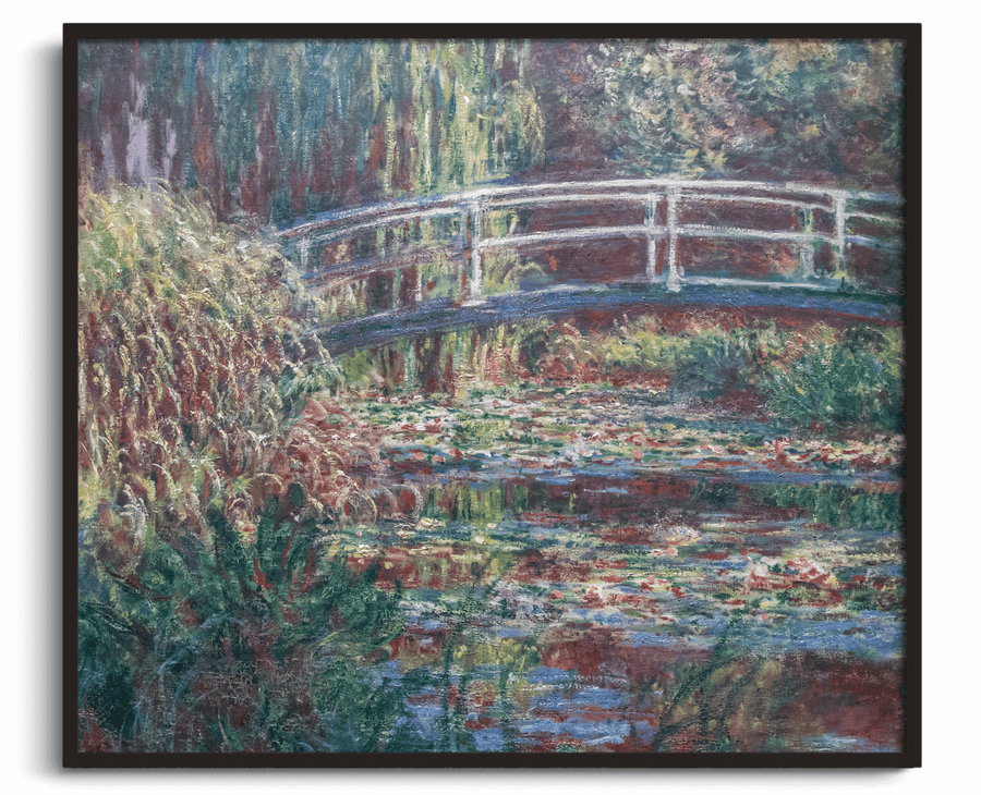 Reproduction de Le Bassin aux nymphéas, harmonie rose de Claude Monet
