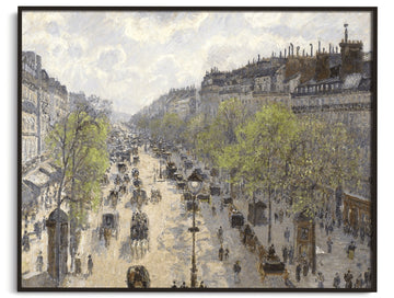 Boulevard de Montmartre, Spring Morning - Camille Pissarro
