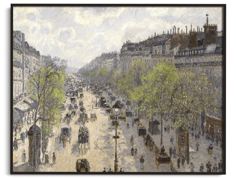 Boulevard de Montmartre, Spring Morning - Camille Pissarro