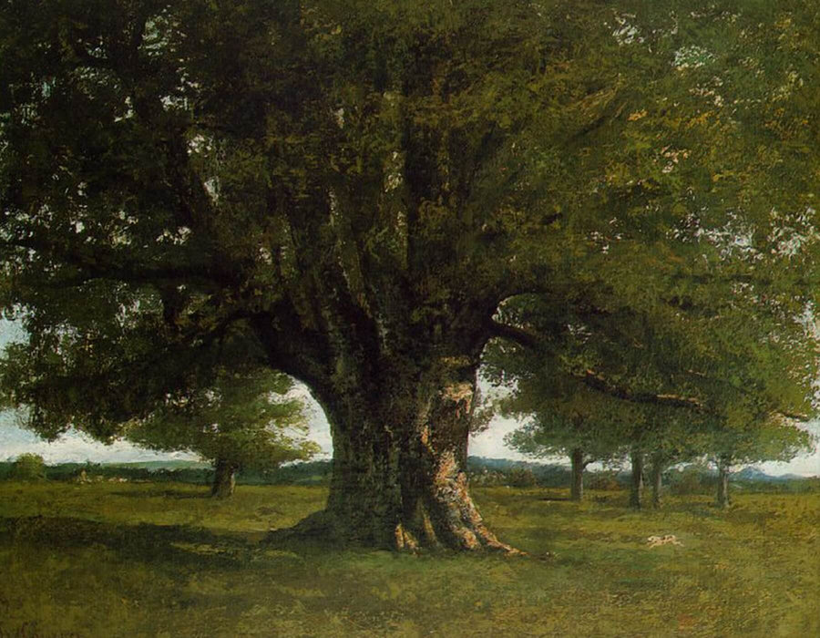 Le Chêne de Flagey - Gustave Courbet