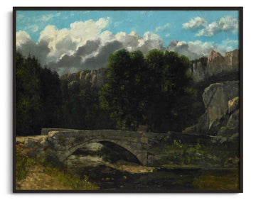 The bridge at Saint-Sulpice near Fleurier - Gustave Courbet