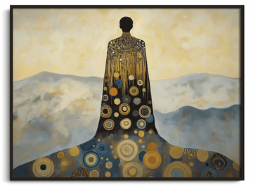 Le Voyageur au dessus de la Mer de Nuages x Klimt