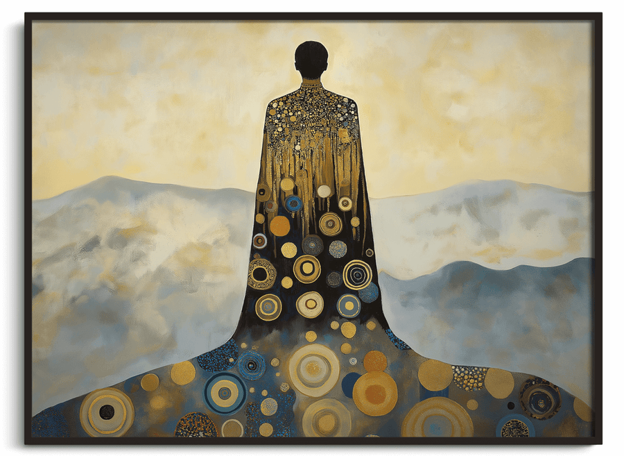 Le Voyageur au dessus de la Mer de Nuages x Klimt