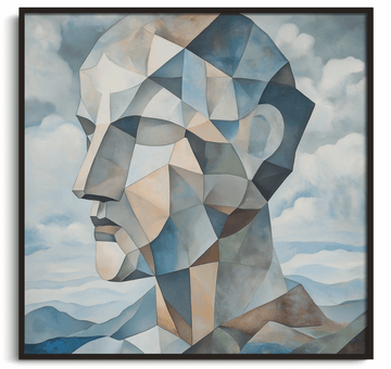 Le Voyageur au dessus de la Mer de Nuages x Picasso