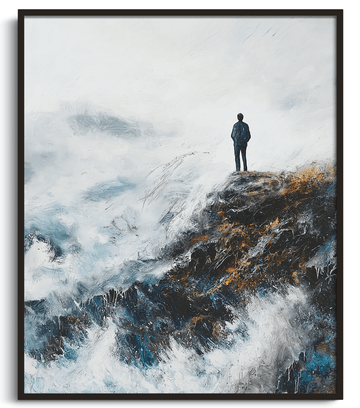 Le Voyageur au dessus de la Mer de Nuages x Pollock