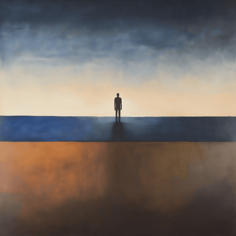 Le Voyageur au dessus de la Mer de Nuages x Rothko