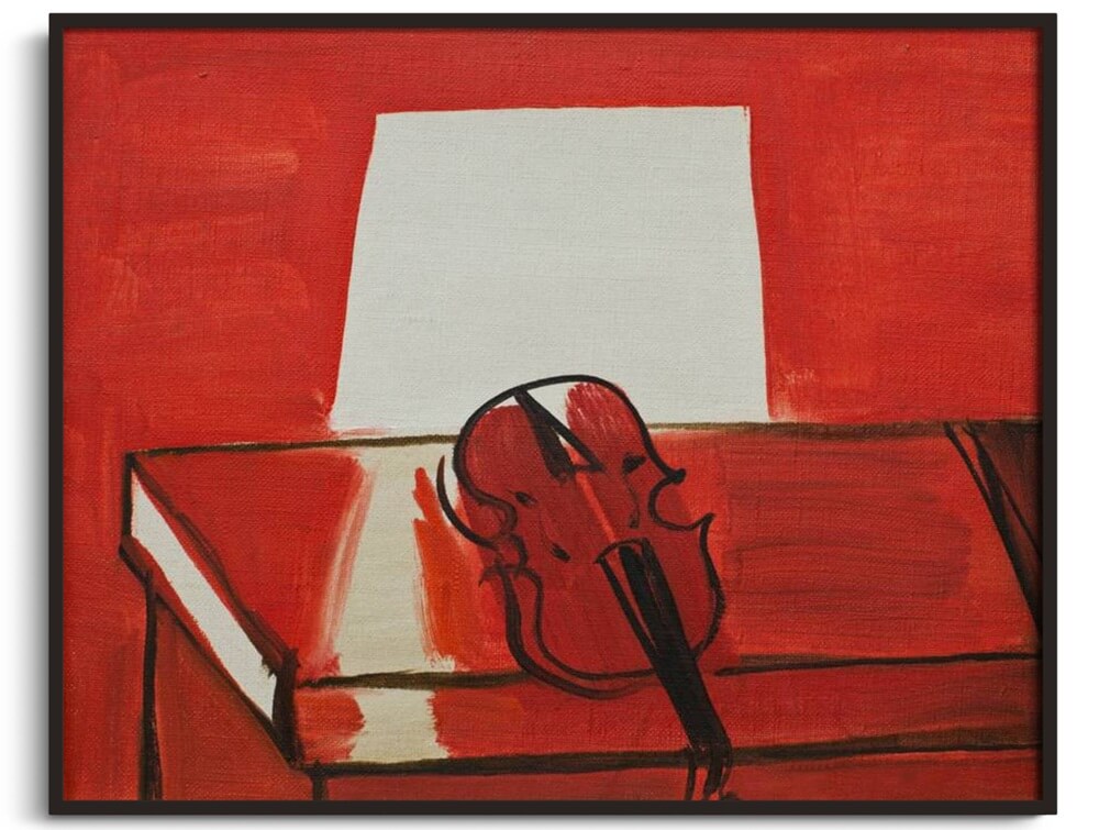 デュフィ　Dufy「Nature morte au violon」額付き Reproduction of Tribute to Claude Debussy - Raoul Dufy – Galerie