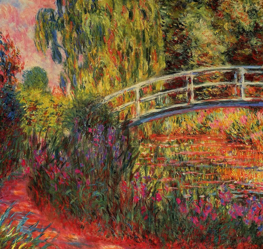 Die japanische Brücke - Claude Monet