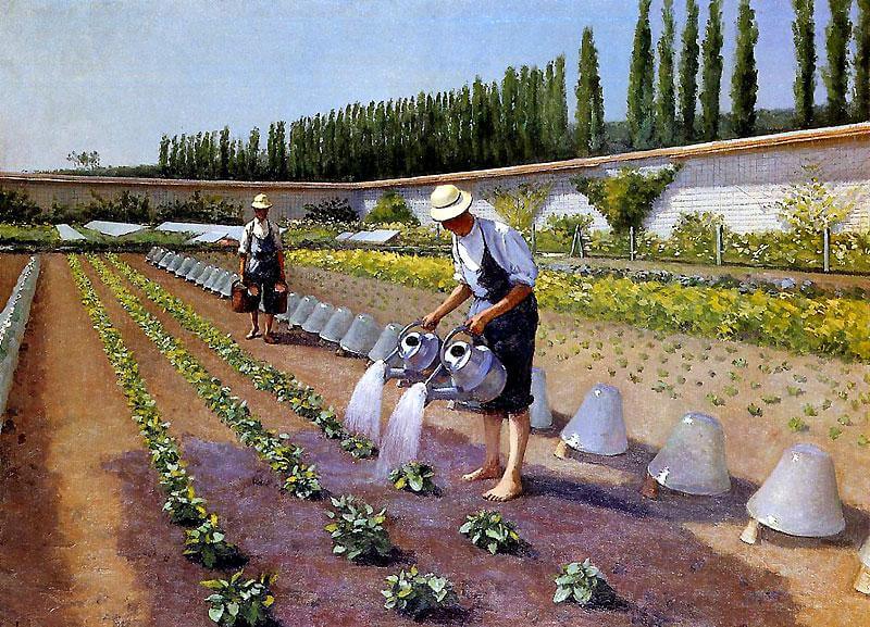 Die Gärtner - Gustave Caillebotte