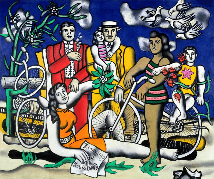 Reproduction of Leisure – Tribute to Louis David – Fernand Léger
