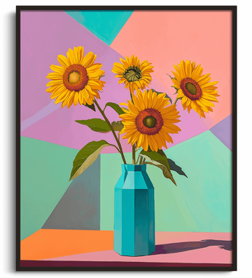 Die Sonnenblumen x Hockney