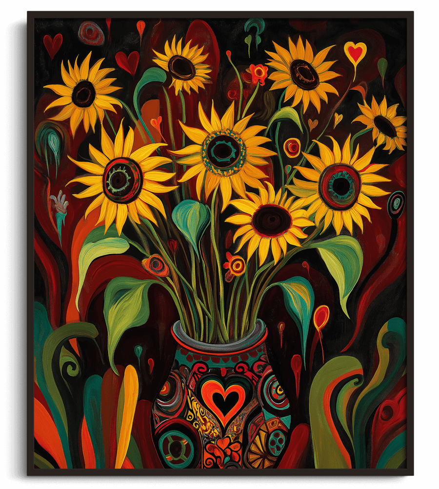 Die Sonnenblumen x Kahlo