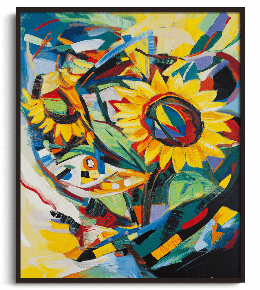 Die Sonnenblumen x Kandinsky