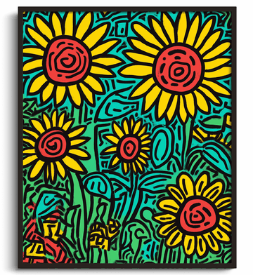 Die Sonnenblumen x Haring