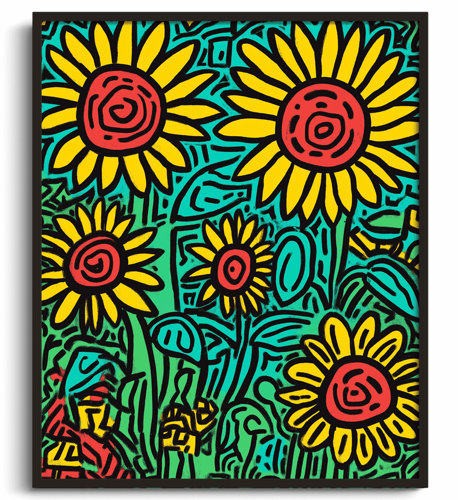 Die Sonnenblumen x Haring