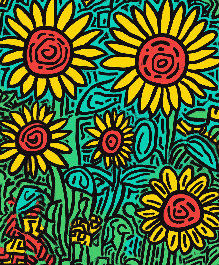 Die Sonnenblumen x Haring