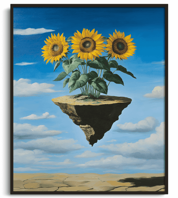 Die Sonnenblumen x Magritte