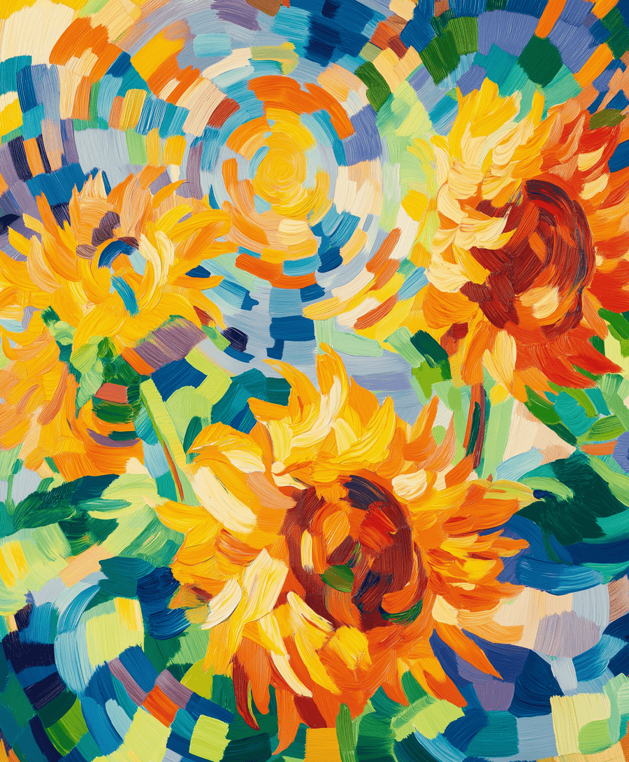 Les Tournesols x Robert Delaunay