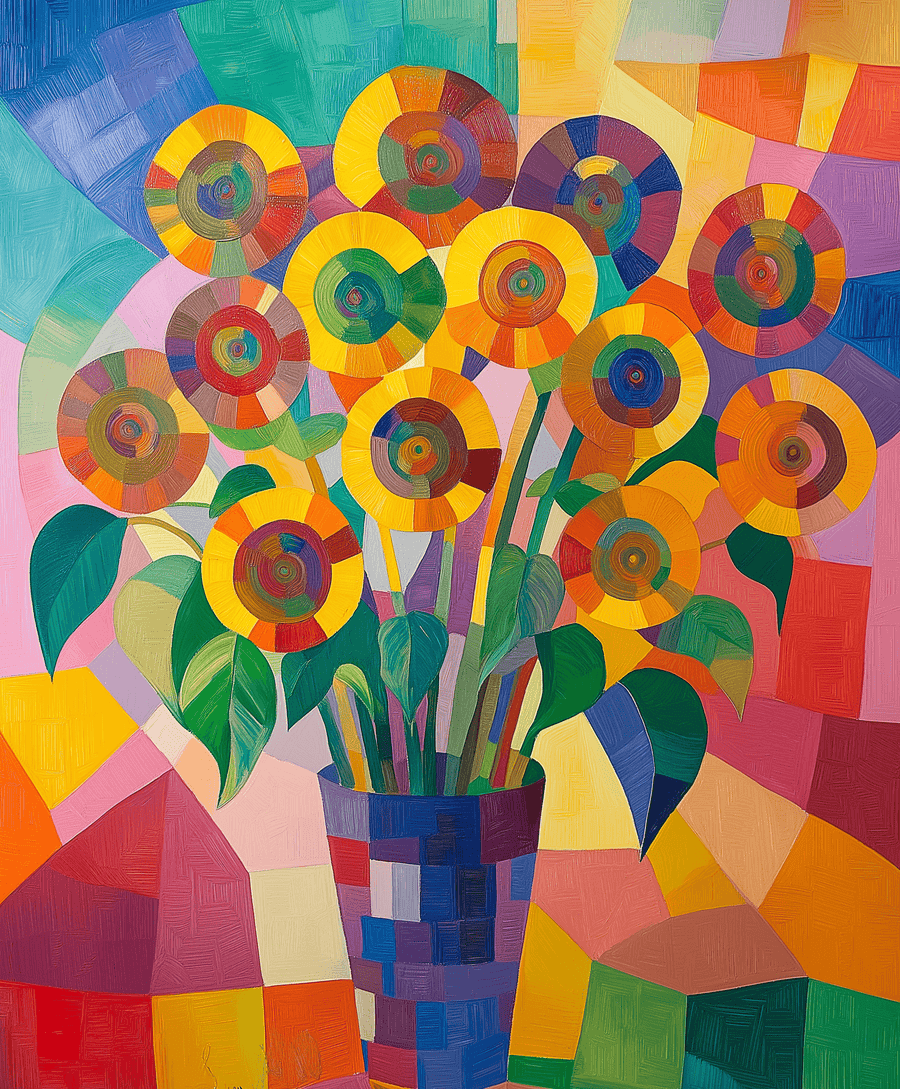 Sunflowers x Sonia Delaunay