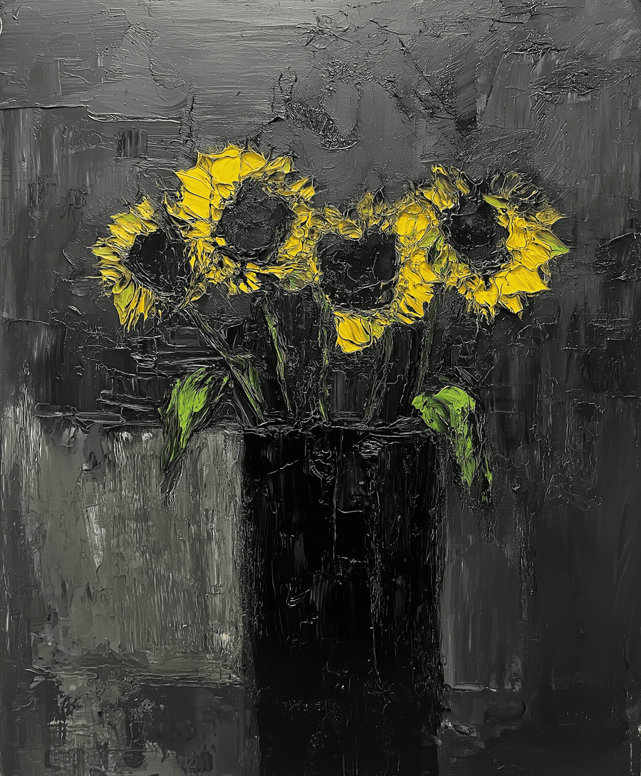 Sunflowers x Soulages