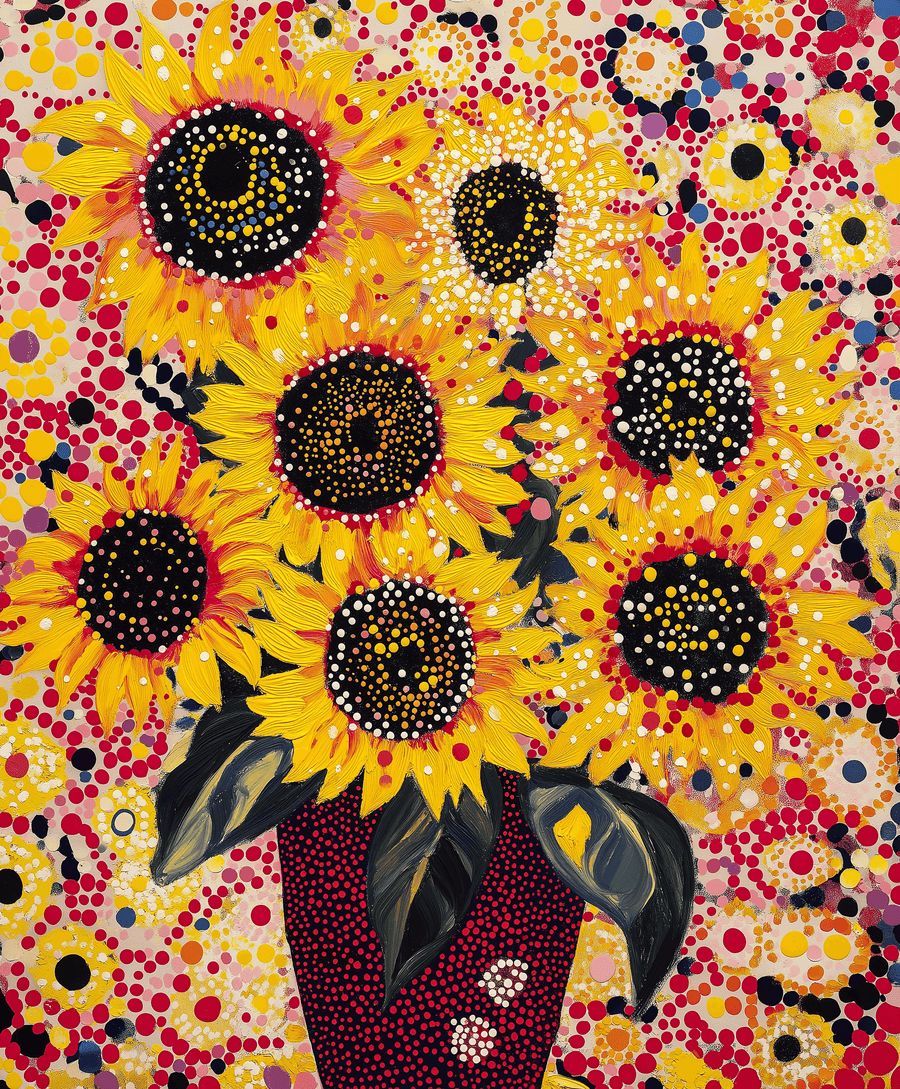 Sunflowers x Kusama