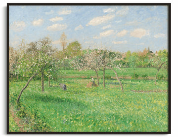 Morning, Spring, Sun, Éragny - Camille Pissarro
