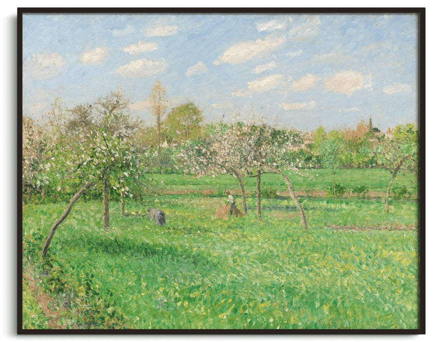 Morning, Spring, Sun, Éragny - Camille Pissarro