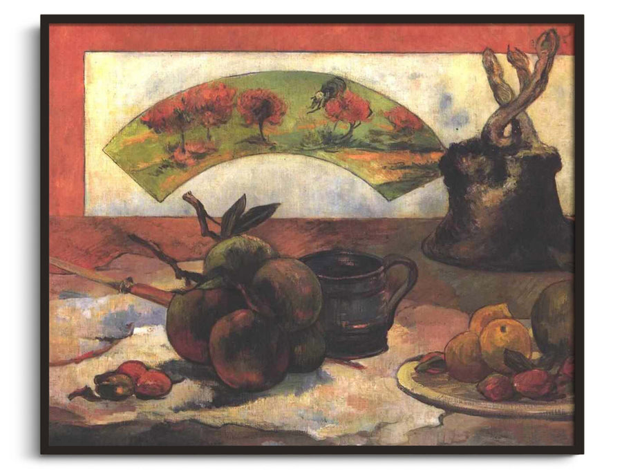 Still life with fan - Paul Gauguin
