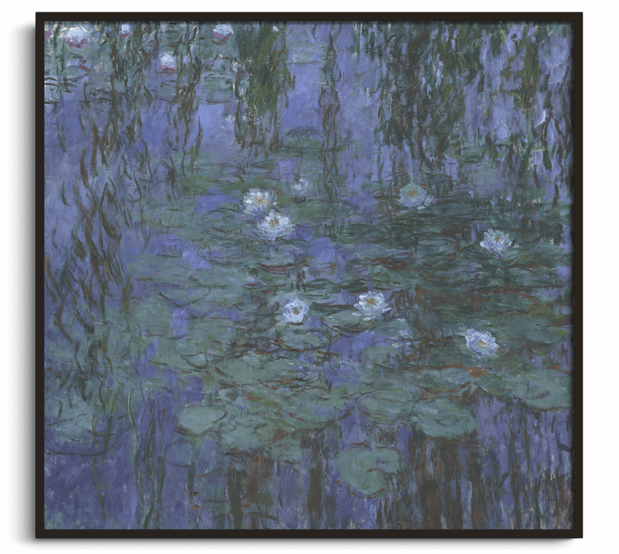 Blue water lilies - Claude Monet