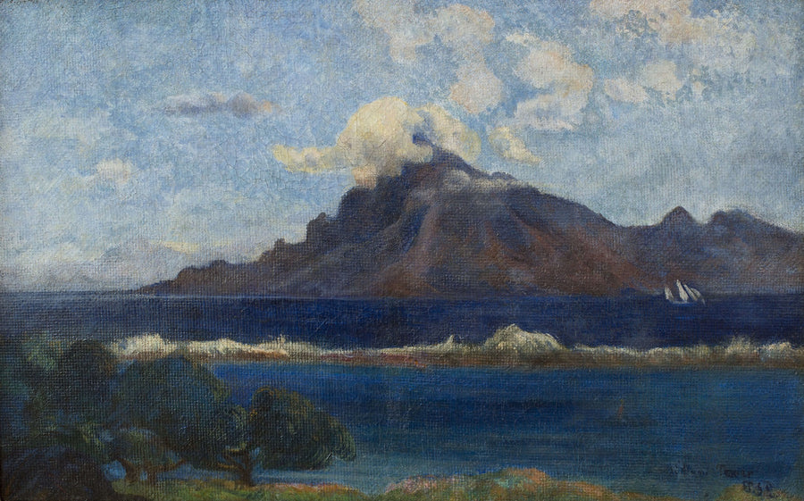 Landschaft von Te vaa - Paul Gauguin