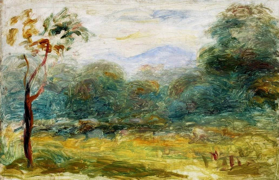Reproduction of Landscape of the South of France - Auguste Renoir