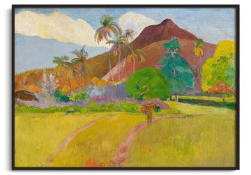 Tahitian landscape - Paul Gauguin