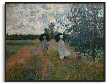 A walk near Argenteuil - Claude Monet