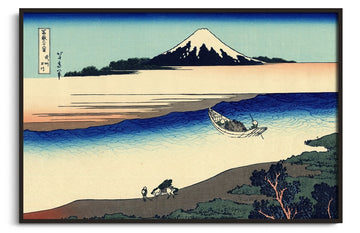 Rivière Tama et mont Fuji - Hokusai
