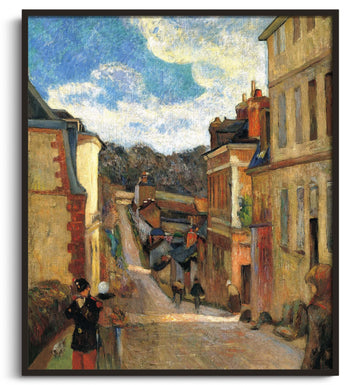 Rue Jouvenet in Rouen - Paul Gauguin