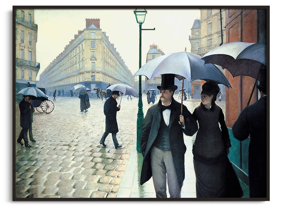 Straße von Paris, Regenwetter - Gustave Caillebotte