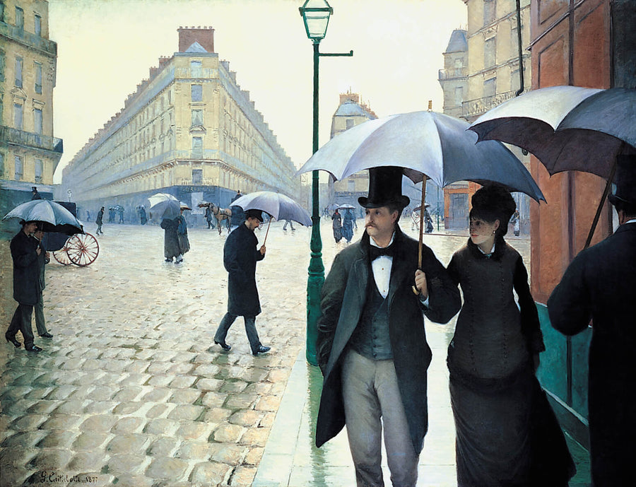 Street of Paris, rainy day - Gustave Caillebotte