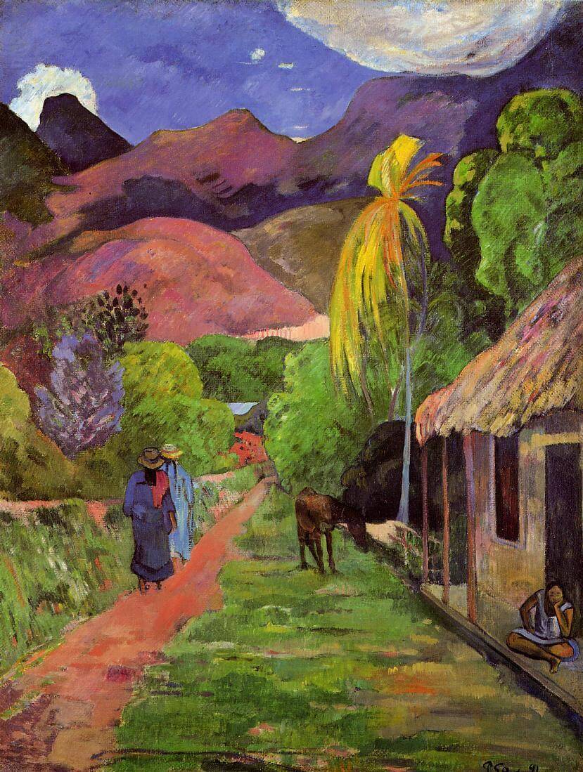Rue de Tahiti - Paul Gauguin