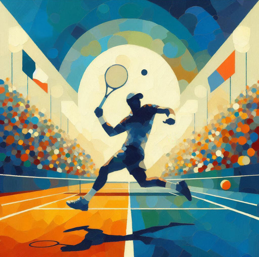 Tennis player x Delaunay