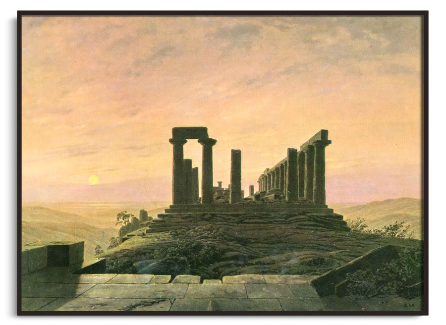 Temple de Junon à Agrigente - Caspar David Friedrich